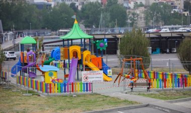 Locul de joacă din Portul Tomis se transformă în zonă de agrement