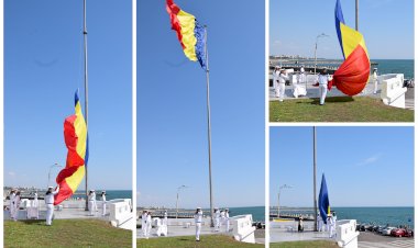 Ziua Drapelului Național marcată de marinarii militari