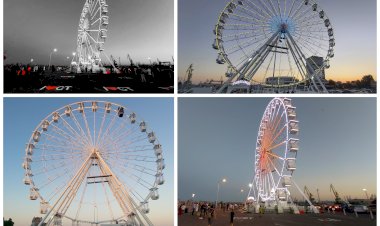 Roata panoramică Tomis Eye a fost pusă în funcțiune