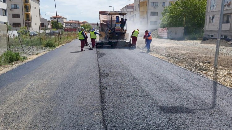 Strada Haricleea Darclée a fost îmbrăcată în asfalt