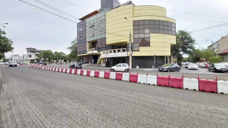Trafic restricționat total pe un tronson al străzii I.G. Duca