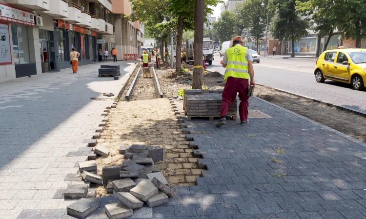 Trotuare și noi locuri de parcare