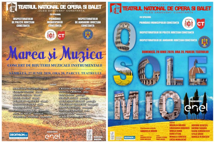 Spectacole în aer liber la Constanța
