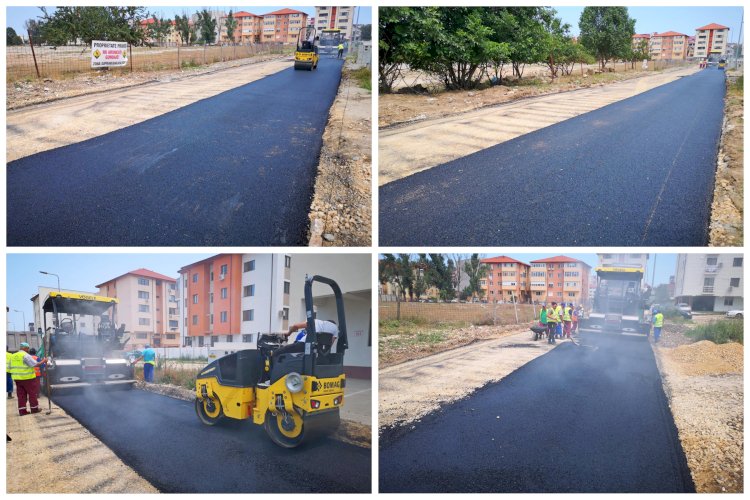 Lucrări de asfaltare strada Ionel Perlea