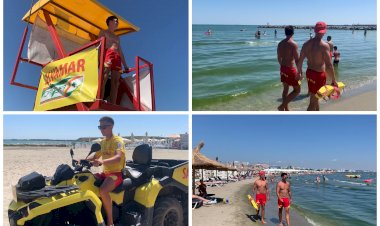 Peste 120 de salvamari și personal de prim ajutor se află pe plajele din Constanţa