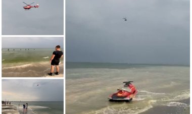 Un turist este căutat în larg, în zona Mamaia Nord