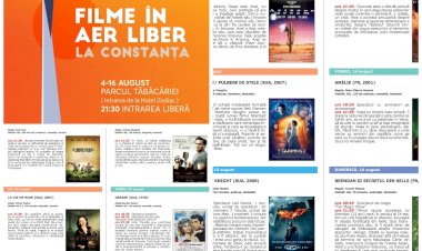 Filme în aer liber revine la Constanța, în parcul Tăbăcărie