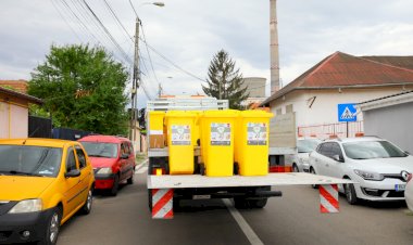 Colectați selectiv. Primăria continuă să distribuie pubele galbene