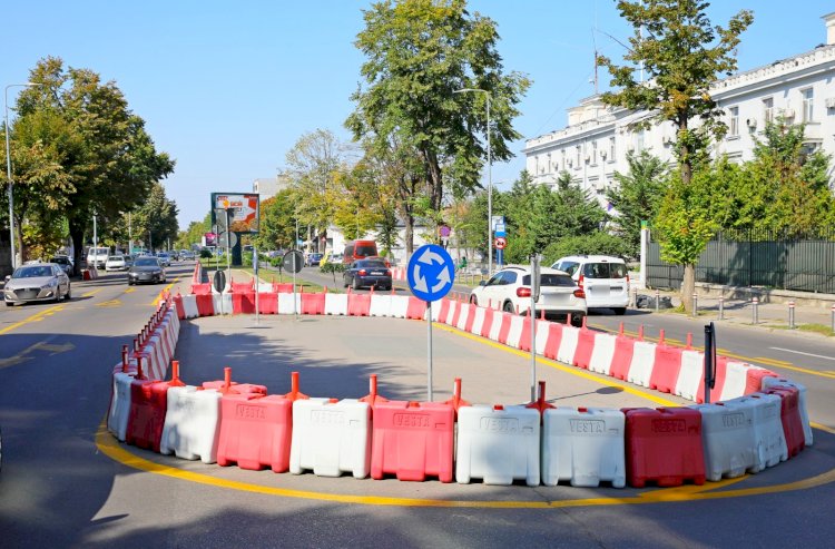 Sensul giratoriu situat la intersecția bulevardului Mamaia cu strada Renașterii va fi desființat
