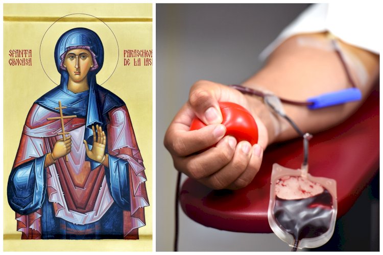Donare de sânge la Sărbătoarea Sfintei Cuvioase Parascheva