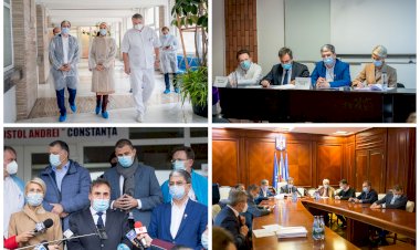 Raluca Turcan şi ministrul Marcel Boloș, în vizită la Spitalul Judeţean Constanţa