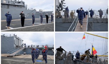 Fregata Regina Maria a revenit în țară Aproape jumătate dintre militari sunt infectați cu COVID-19