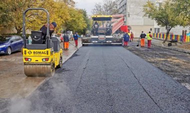 Se extind lucrările de reconfigurare a spațiului urban de pe aleea Timonei