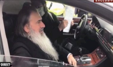 ÎPS Teodosie a fost oprit de filtrul de poliţie în drum spre Peştera Sfântului Andrei