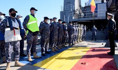 Misiunea în Marea Ionică a navei hidrografice Căpitan-comandor Alexandru Cătuneanu, încheiată cu succes