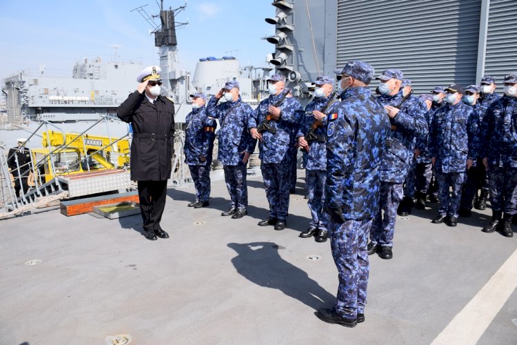 Fregata Regina Maria, la final de misiune NATO