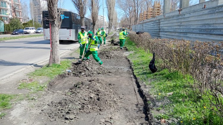 Stațiunea Mamaia a intrat în curățenie generală