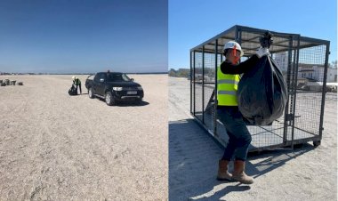 Plajele nou create din zona Mamaia Nord au fost curățate după minivacanța de Paște