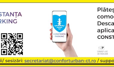 O nouă versiune a aplicației de plată Constanța Parking va fi disponibilă în curând