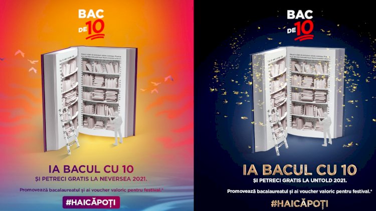 Elevii care iau 10 la Bac intră gratuit la Untold și Neversea 2021