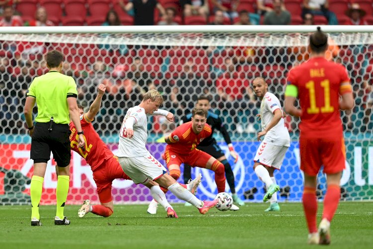 Danemarca, prima echipă calificată în sferturi, după 4-0 cu Ţara Galilor