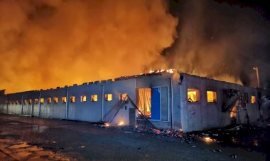 Incendiu puternic la fabrica de pâine din Satu Nou, județul Constanța