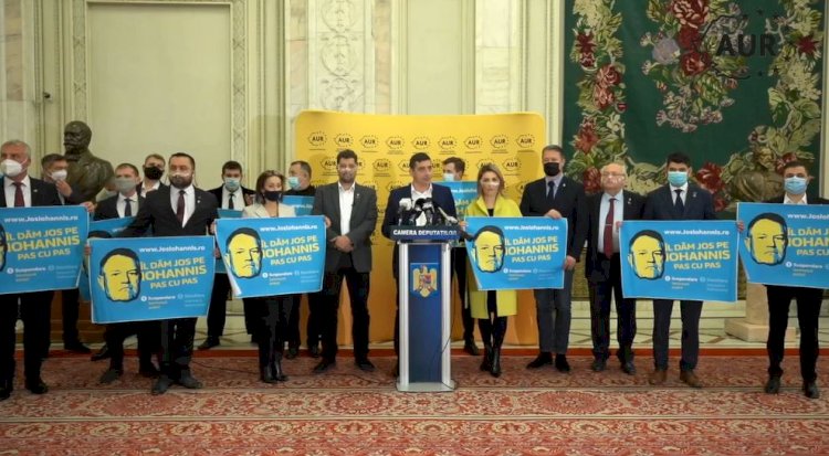 Simion: AUR strânge semnături pentru suspendarea lui Iohannis.