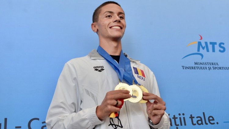 David Popovici, desemnat cel mai bun tânăr sportiv european