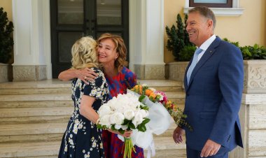 Jill Biden, întâlnire cu preşedintele Iohannis şi soţia sa, Carmen Iohannis