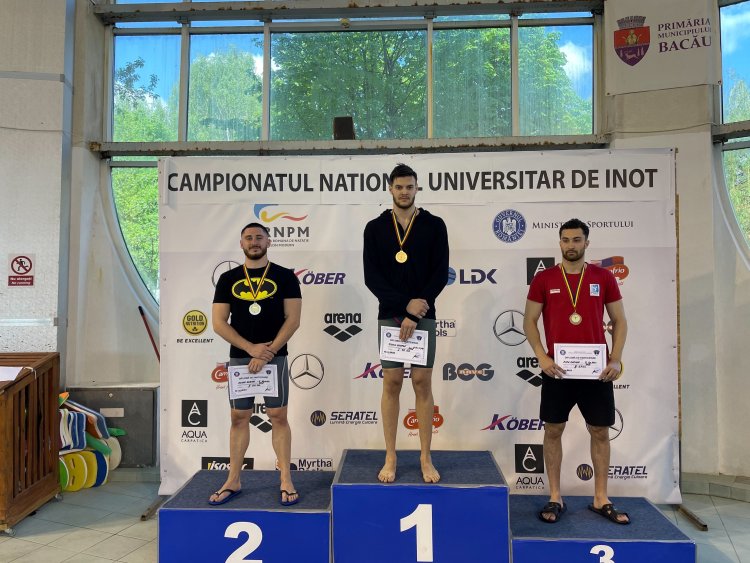 Studenți ai Universității Ovidius din Constanța premiați la Campionatul Național Universitar de Înot