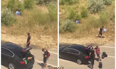 Amendă record pentru bărbatul care a aruncat gunoiul în zona Mamaia Nord