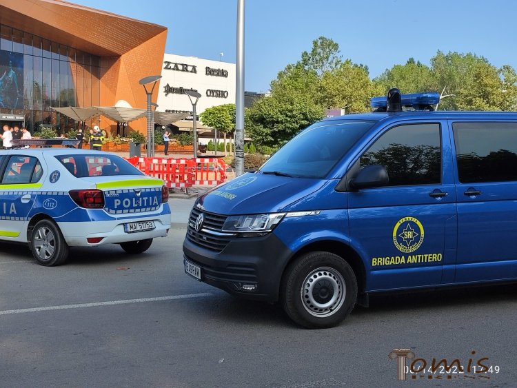 Alertă cu bombă la City Park Mall Constanța