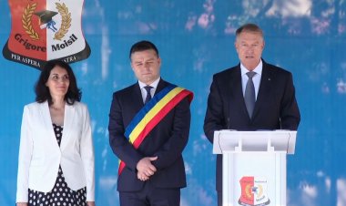 Klaus Iohannis, către elevi: Să nu vă temeţi de competiţia justă