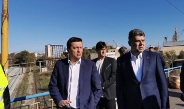 Sorin Grindeanu  a verificat lucrările de cale ferată din Portul Constanţa care au fost reparate
