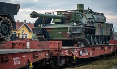 FOTO Cel de-al doilea convoi cu tehnică militară franceză a ajuns în România