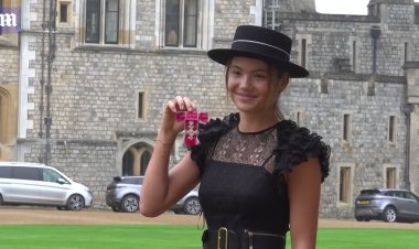 Emma Răducanu, decorată de Regele Charles al III-lea