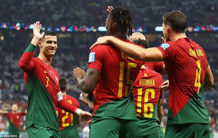 Portugalia, calificată în sferturi după ce a zdrobit Elveția cu 6-1