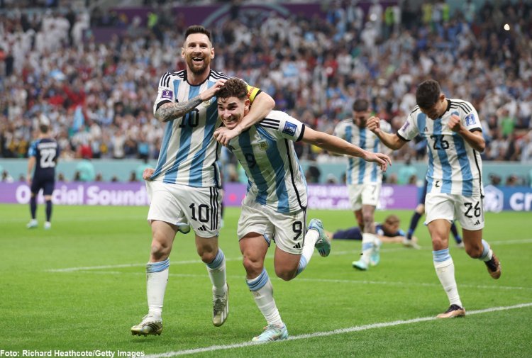 Argentina, prima finalistă a Cupei Mondiale, după 3-0 cu Croaţia