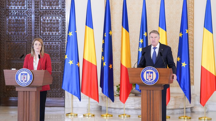 Metsola: România aparține spațiului Schengen.