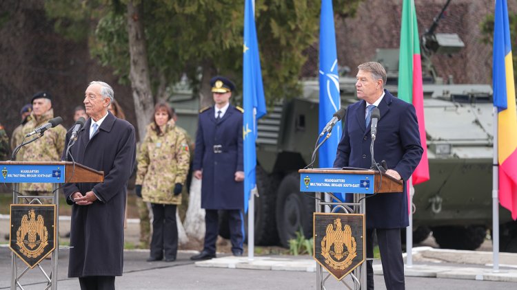 Iohannis, vizită în Caracal, cu președintele Portugaliei: Alianța noastră trebuie să fie și mai puternică
