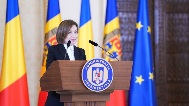 Maia Sandu: Astăzi, mai mult ca niciodată simţim sprijinul puternic al României