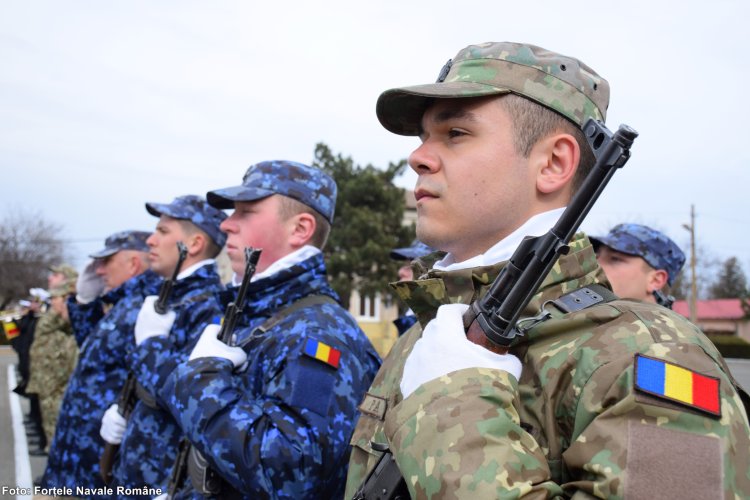 FOTO Jurământ Militar la Școala de Instruire Interarme a Forțelor Navale