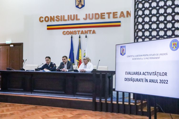 Bilanțul activității Comitetului Județean pentru Situații de Urgență Constanța, pentru anul 2022