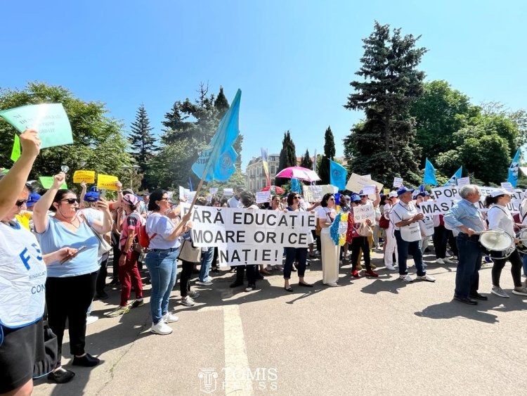 Greva generală din Educaţie continuă