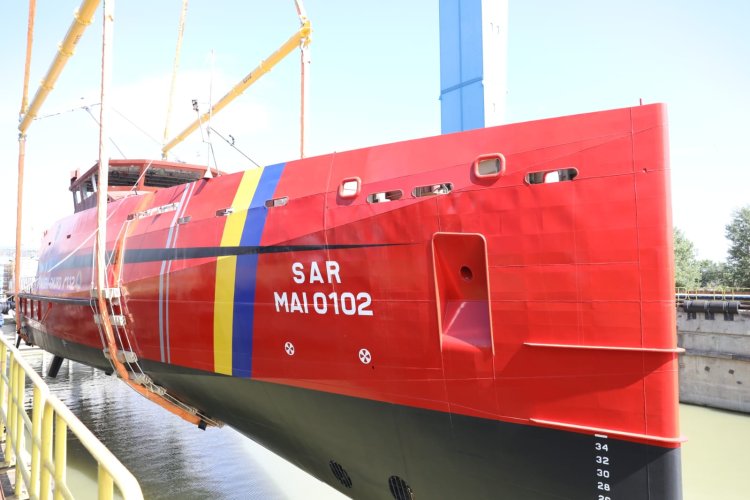O navă multirol de căutare-salvare a persoanelor dispărute a fost lansată la Galați