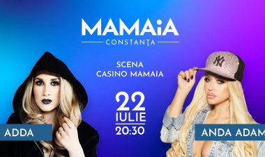 ADDA și Anda Adam cântă, sâmbătă, în piațeta Cazino