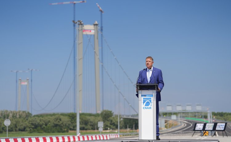 Iohannis: Este o dovadă că pot fi duse la capăt proiecte majore de infrastructură
