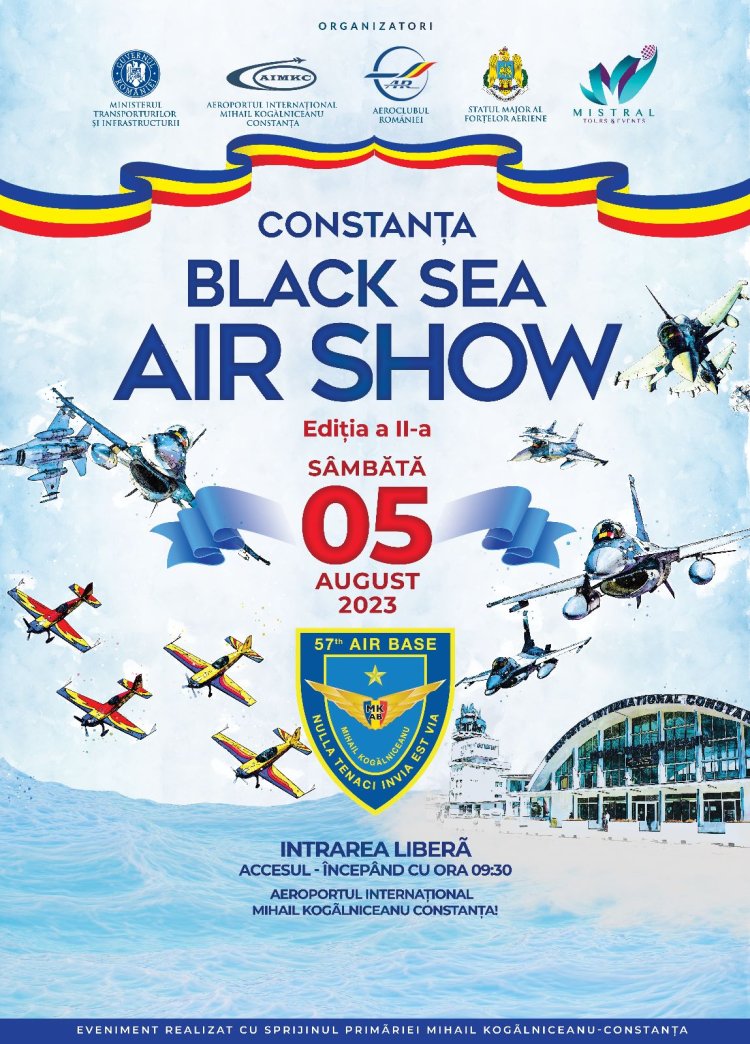 Constănțenii și turiștii sunt invitați la un spectacol aviatic de excepție: Black Sea Air Show