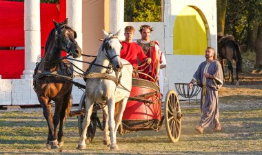 Cascadori, cai dresați și efecte speciale, în spectacolul de reconstituire istorică LA MARGINEA IMPERIULUI