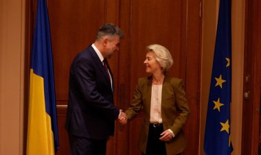 Ciolacu, discuţie cu Ursula von der Leyen despre securitatea la Marea Neagră, PNRR şi Schengen